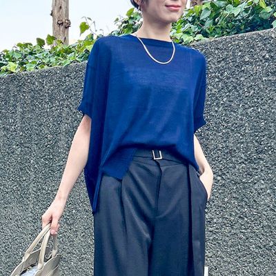 【ＷＥＢ限定】リネンライクシアーニット≪手洗い可能≫