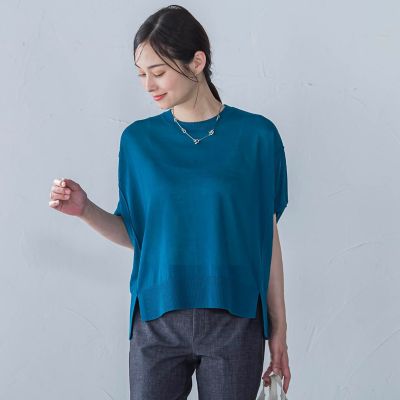 【ＷＥＢ限定】リネンライクシアーニット≪手洗い可能≫