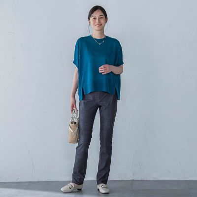 【ＷＥＢ限定】リネンライクシアーニット≪手洗い可能≫