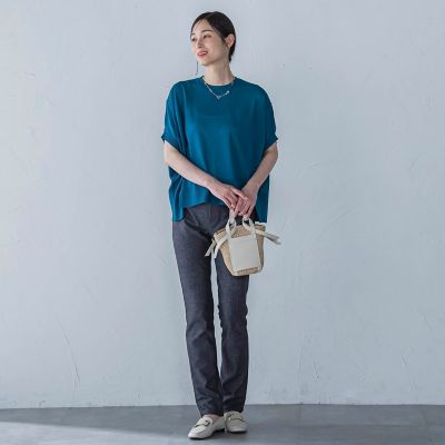 【ＷＥＢ限定】リネンライクシアーニット≪手洗い可能≫