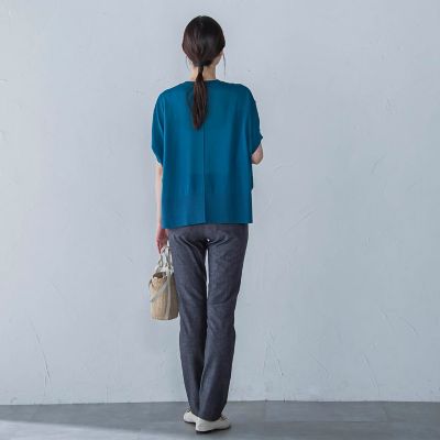 【ＷＥＢ限定】リネンライクシアーニット≪手洗い可能≫