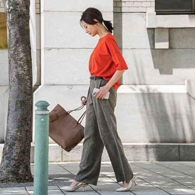 バックボタン5分袖ニット≪手洗い可能≫ | LAUTREAMONT (Women