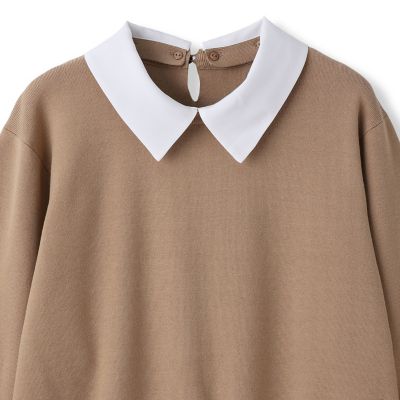 2WAYシャツ襟付きニットプルオーバー≪手洗い可能≫ | LAUTREAMONT