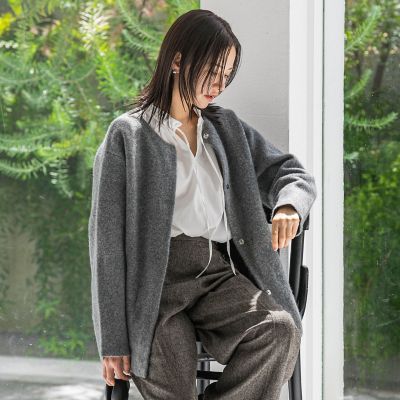＜LAUTREAMONT (Women)＞フォックス混ニットジャケット