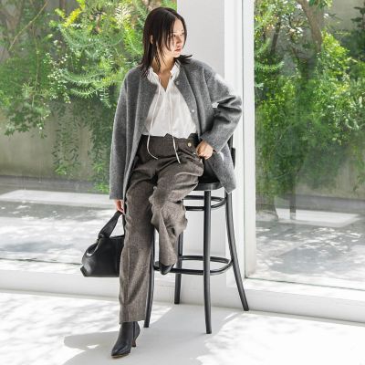 フォックス混ニットジャケット | LAUTREAMONT (Women)/ロートレアモン