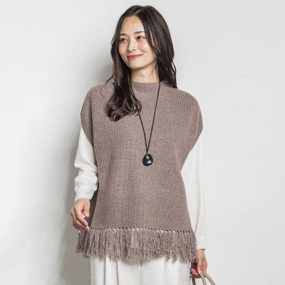 ＜LAUTREAMONT (Women)＞フリンジベスト