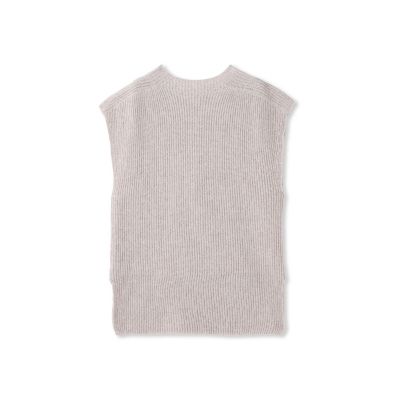 ホーンガーメント ニットベスト 46 WEB限定】ホールガーメントニットベスト | LAUTREAMONT (Women