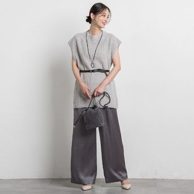 WEB限定】ホールガーメントニットベスト | LAUTREAMONT (Women