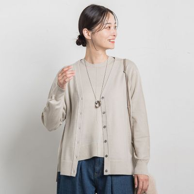 washable wool カーディガン Plage 【R'IAM】washable wool