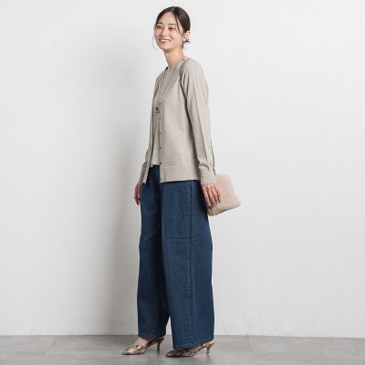 WEB限定】ウォッシャブルウールカーディガン≪洗える