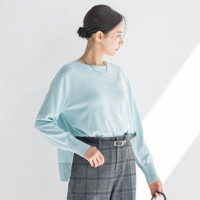 LAUTREAMONT (Women)/ロートレアモン ANGELINAリブスリーブニット&#8810;WEB限定11号/洗える&#8811; 09グリーン トップス【三越伊勢丹/公式】