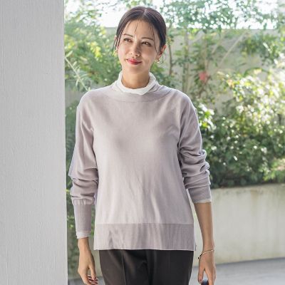 LAUTREAMONT (Women)/ロートレアモン ANGELINAリブスリーブニット&#8810;WEB限定11号/洗える&#8811; 12ベージュ トップス【三越伊勢丹/公式】