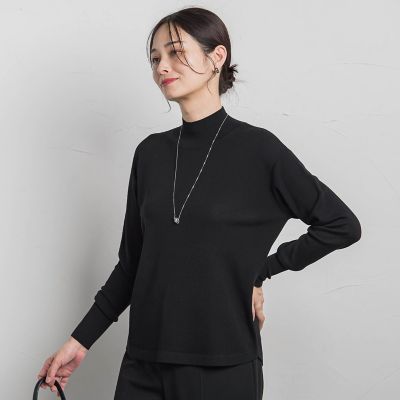 LAUTREAMONT (Women)/ロートレアモン Brisbane ハイネックロングプルオーバー&#8810;11号あり&#8811; 04ブラック トップス【三越伊勢丹/公式】