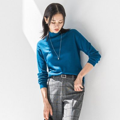 ＜LAUTREAMONT (Women)＞Ｂｒｉｓｂａｎｅ　ハイネックロングプルオーバー≪１１号あり≫