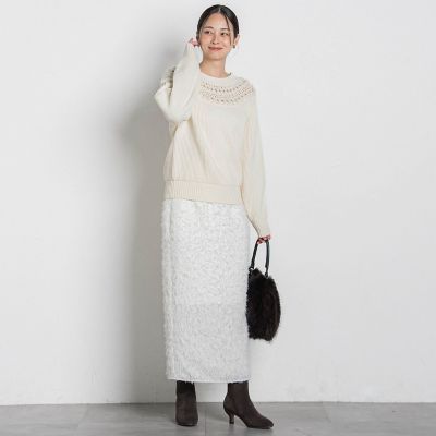 透かし編みノルディックガラニット | LAUTREAMONT (Women)/ロート