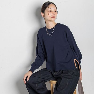 LAUTREAMONT (Women)/ロートレアモン カラー配色ニット&#8810;洗える&#8811; 25ネイビー×キャメル トップス【三越伊勢丹/公式】