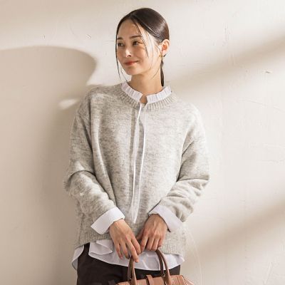 未使用◼️シエールイエナchere iena×英国リッチモンドニットウェアニット シエールイエナchere iena×英国リッチモンドニットウェアニット 美品