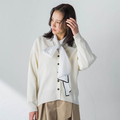 ＜LAUTREAMONT (Women)＞Ｖネックカーディガン