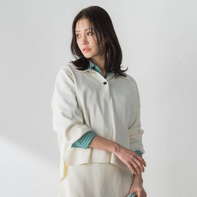 スコットランドカシミヤ クルーネックプルオーバー | GALERIE VIE