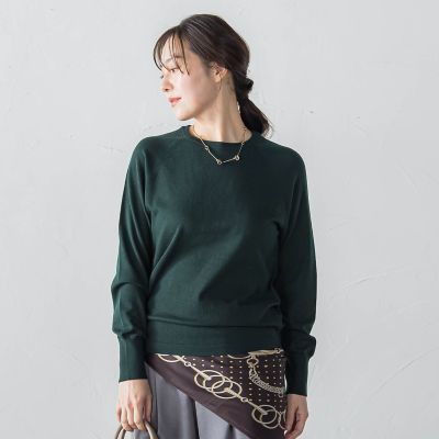 ＜LAUTREAMONT (Women)＞【ＷＥＢ限定】エレカットベーシックニット