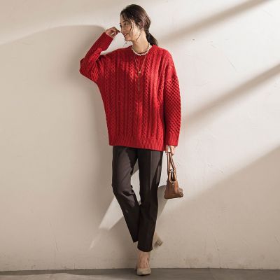WEB限定】ケーブル柄編みニット≪洗える≫ | LAUTREAMONT (Women