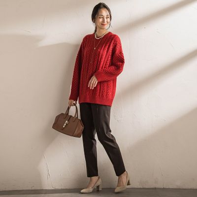 WEB限定】ケーブル柄編みニット≪洗える≫ | LAUTREAMONT (Women