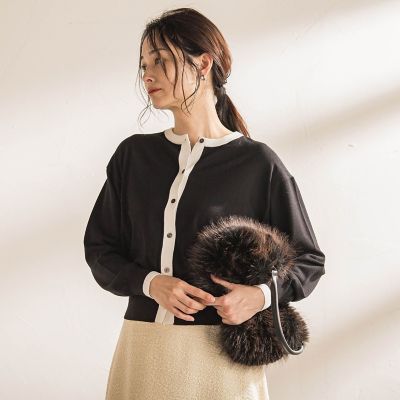 ロートレアモン　透け感　黒カーディガン ロートレアモン 透け感 黒カーディガン LAUTREAMONT(ロートレアモン)の