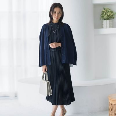 UVカットVネックカーディガン≪WEB限定11号あり
