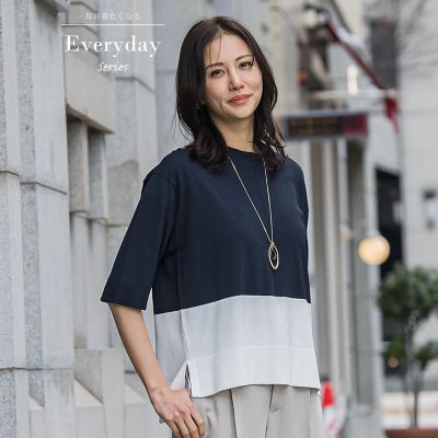 肘まで隠れるＵＶクルーネックニット≪ＷＥＢ限定サイズ１１号／ＷＥＢ限定カラーあり／洗える≫