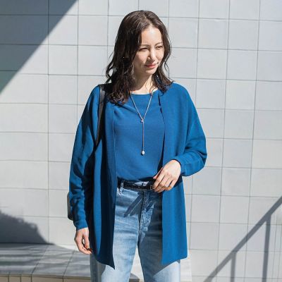 ＜LAUTREAMONT (Women)＞クールタッチニットカーディガン