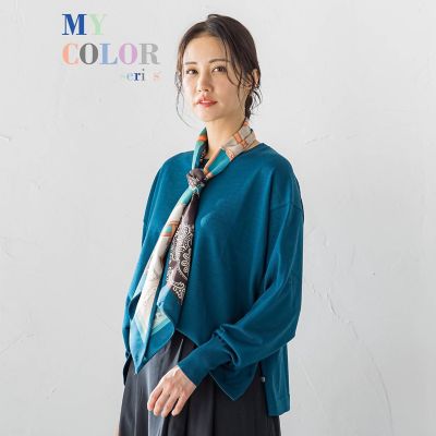 manipuri】＜ウールシルクストールヘリンボーン織120