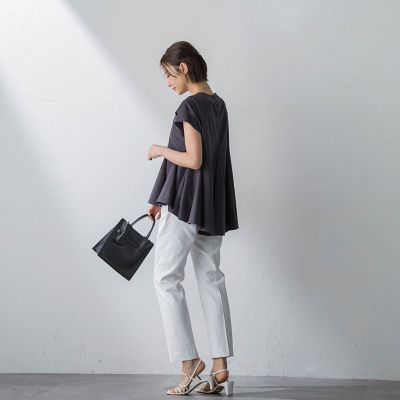 【ＷＥＢ＆一部店舗限定】ライトタンブラーペプラムブラウス≪洗濯機で洗える≫
