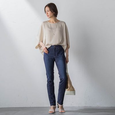 【ＷＥＢ限定】ドレープサテンブラウス≪洗濯機で洗える≫