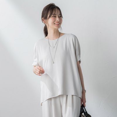 LAUTREAMONT / ロートレアモン KIRERI半袖ブラウス≪洗濯機で洗える≫ KIRERI半袖ブラウス≪洗濯機で洗える≫ | LAUTREAMONT（ロート