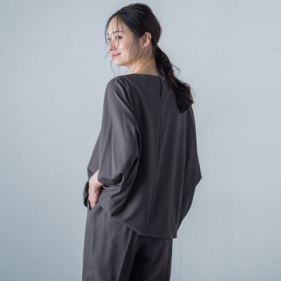 吸水速乾リラクシーブラウス≪ＵＶ／洗濯機で洗える≫