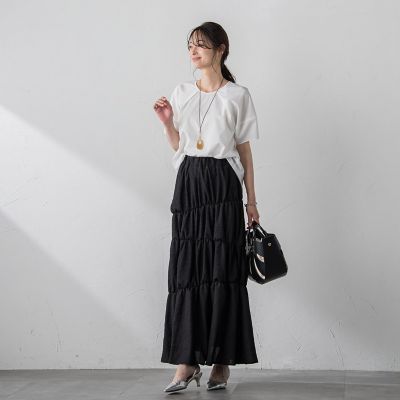 【ＷＥＢ＆一部店舗限定】ランタンスリーブブラウス≪洗濯機で洗える≫