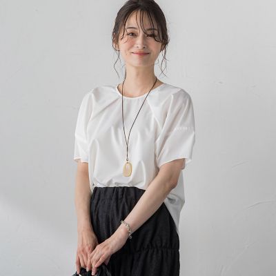 【ＷＥＢ＆一部店舗限定】ランタンスリーブブラウス≪洗濯機で洗える≫