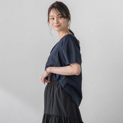 【ＷＥＢ＆一部店舗限定】ランタンスリーブブラウス≪洗濯機で洗える≫