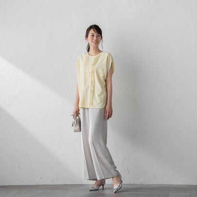 【ＷＥＢ限定】ピンタックドルマンブラウス≪洗濯機で洗える≫