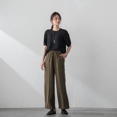 【ＷＥＢ限定】ふわ軽楊柳ブラウス≪防しわ／インナーセット／洗濯機で洗える≫