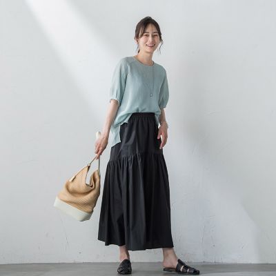 【ＷＥＢ限定】ふわ軽楊柳ブラウス≪防しわ／インナーセット／洗濯機で洗える≫