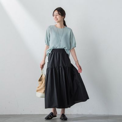 【ＷＥＢ限定】ふわ軽楊柳ブラウス≪防しわ／インナーセット／洗濯機で洗える≫