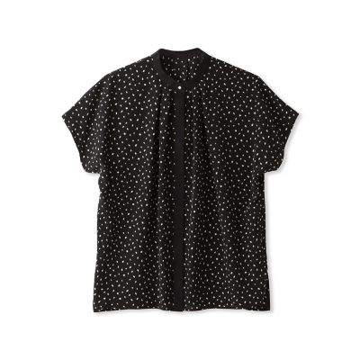 【ＷＥＢ限定】パール使いとろみブラウス≪洗濯機で洗える≫