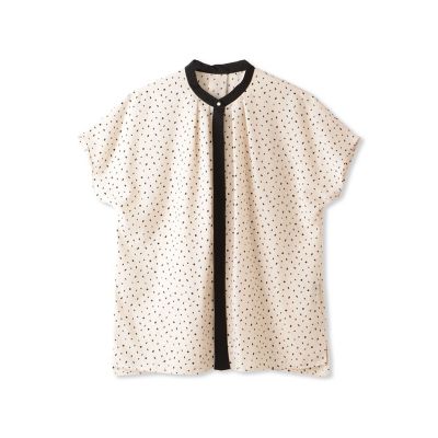 【ＷＥＢ限定】パール使いとろみブラウス≪洗濯機で洗える≫