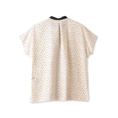 【ＷＥＢ限定】パール使いとろみブラウス≪洗濯機で洗える≫