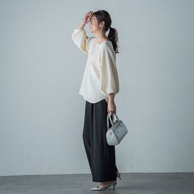 【ＷＥＢ限定】エアリージャガードブラウス≪洗濯機で洗える≫