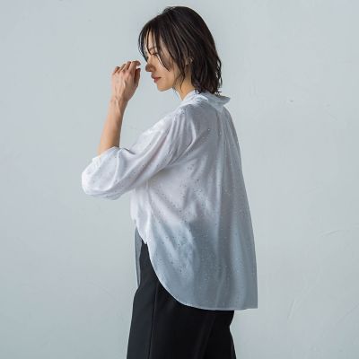 ランダムドットプリントブラウス | LAUTREAMONT (Women)/ロート