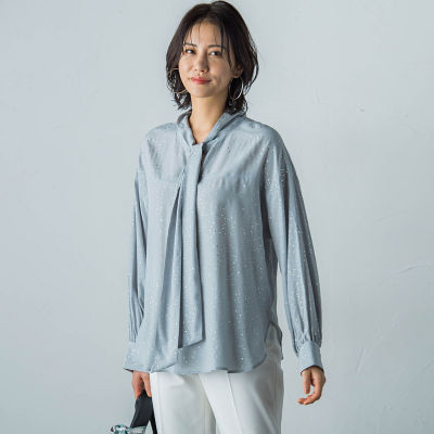 ランダムドットプリントブラウス | LAUTREAMONT (Women)/ロート