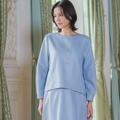 【SALE】LAUTREAMONT (Women)/ロートレアモン スターダストサキソニーブラウス&#8810;セットアップ対応&#8811; 17ライトブルー トップス【三越伊勢丹/公式】