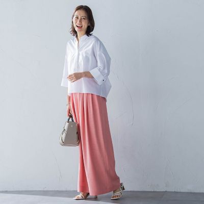 【SALE】LAUTREAMONT (Women)/ロートレアモン シワ軽減オックスフォードブラウス&#8810;洗濯機で洗える&#8811; 01ホワイト トップス【三越伊勢丹/公式】